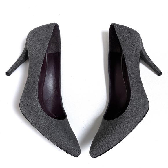 Stuart Weitzman Gray Classic Stiletto Heels Pumps - Picture 2 of 7